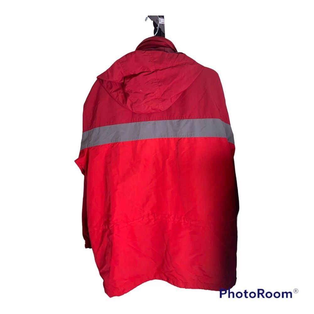 Ll Bean Ski Jacket (Outer Shell Only) Red/Gray - … - image 2